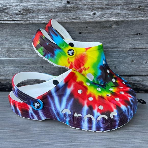 CROCS Other - NWT CROCS Classic Tie-Dye Graphic Clogs / Ms-10 // Ws-12